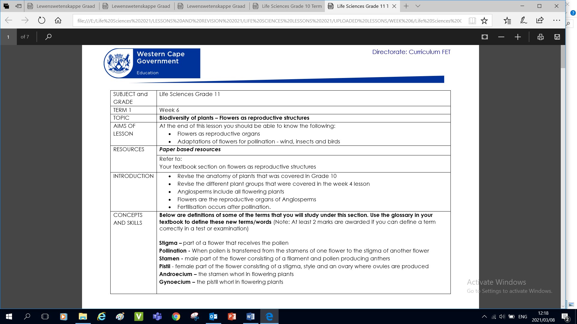 Gr T W Life Sciences Wced Eportal